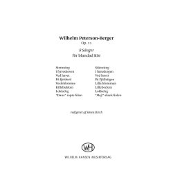 Wilhelm Peterson-Berger: Eight Songs Op.11