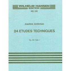 Joachim Andersen: 24 Etudes Techniques For Flute Op.63 Book 1 (1-12)