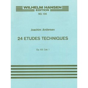 Joachim Andersen: 24 Etudes Techniques For Flute Op.63 Book 1 (1-12)