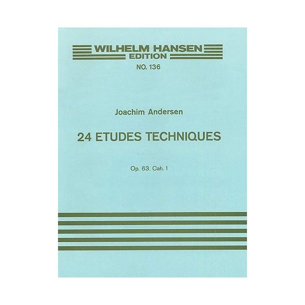 Joachim Andersen: 24 Etudes Techniques For Flute Op.63 Book 1 (1-12)