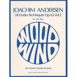 Joachim Andersen: 24 Etudes Techniques For Flute Op.63 Book 2 (13-24)