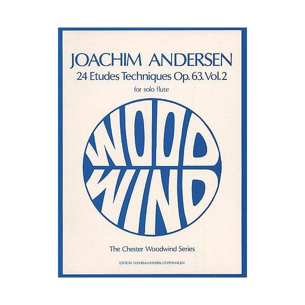 Joachim Andersen: 24 Etudes Techniques For Flute Op.63 Book 2 (13-24)