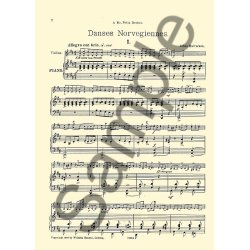 Johan Halvorsen: Danses Norvegiennes (Violin/Piano)