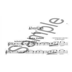 Johan Svendsen: Abenlied Von Robert Schumann (Score/Parts)