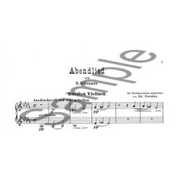 Johan Svendsen: Abenlied Von Robert Schumann (Score/Parts)