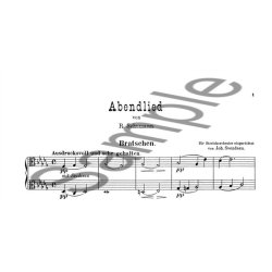 Johan Svendsen: Abenlied Von Robert Schumann (Score/Parts)
