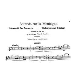 Ole Bull: The Herd Girl's Sunday (Svendsen)