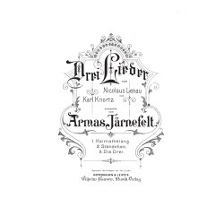 Armas J&auml;rnefelt: Drei Lieder (Voice And Piano)