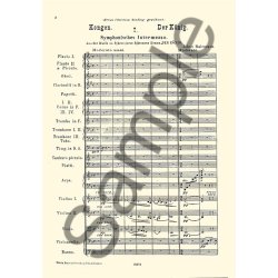 Johan Halvorsen: Der Konig 'Kongen 1' (Score)