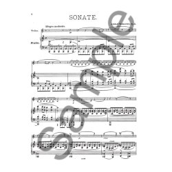 Adolf Wiklund: Sonate Pour Violon Et Piano Op.5 (Score And Part)