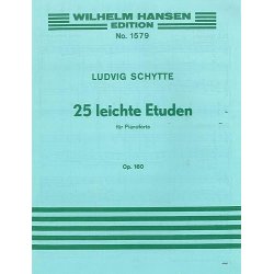 Ludvig Schytte: 25 Easy Studies For Piano Op.160