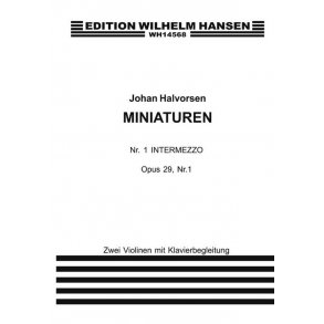 Halvorsen Miniture Op.29 Nr.1 Vln/Pf