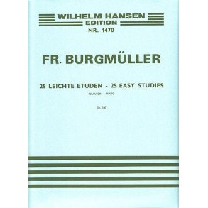 Friedrich Burgmuller: 25 Easy Studies For Piano Op.100