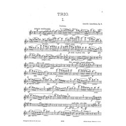 Laurids Lauridsen: Trio Op.6 (Score and parts)