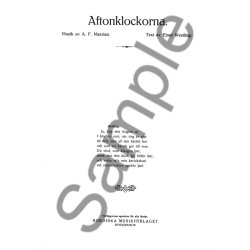 Albert Frederick Marzian: Aftonklockorna Op.9 No.1