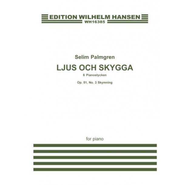 Selim Palmgren: Skymning Op. 51 No. 3