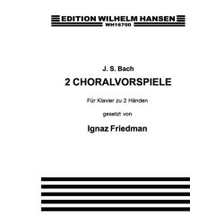 IGNAZ FRIEDMAN 2 CHORALVORSPIELE PF