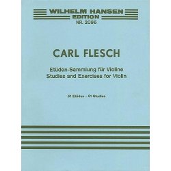 Carl Flesch: Studies And Exercises For Violin Solo - Volume 1