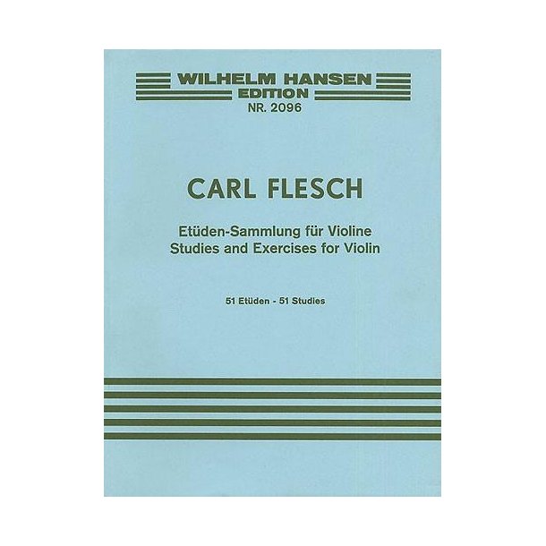 Carl Flesch: Studies And Exercises For Violin Solo - Volume 1