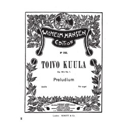 Kuula Preludium Op.16b/1 Org