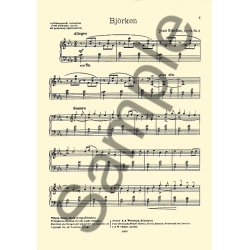 Jean Sibelius: The Birch (Five Pieces) Op.75 No.4