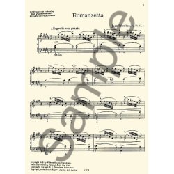 Jean Sibelius: 13 Pieces Op.76 No.6 'Romanzetta'