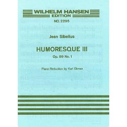 Jean Sibelius: Humoresque No.3 Op.89a (Violin/Piano)