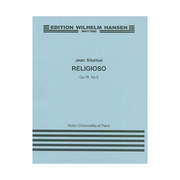 Jean Sibelius: Religioso Op.78 No.3