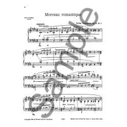 Selim Palmgren: Morceau Romantique Op. 74 No. 1