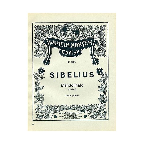 Jean Sibelius: Mandolinato