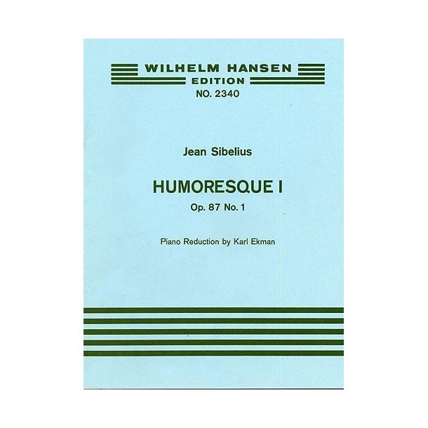 Jean Sibelius: Humoresque No.1 Op.87 No.1 (Violin/Piano)