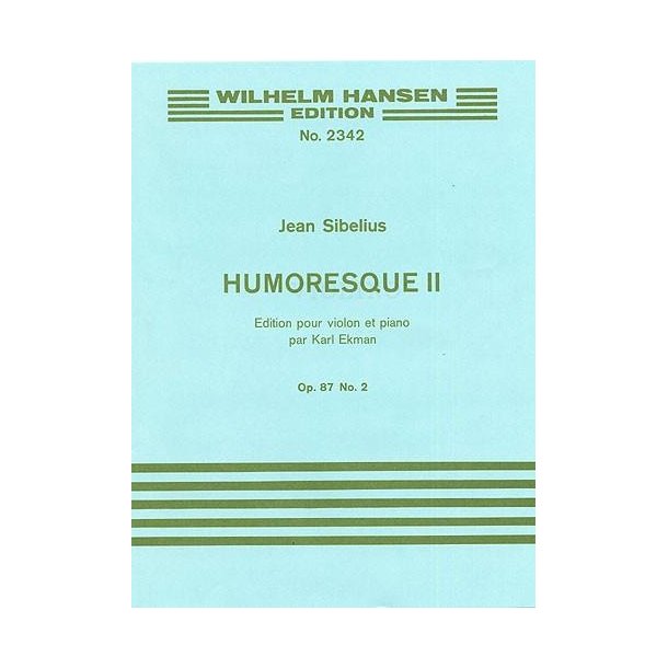 Jean Sibelius: Humoresque No.2 Op.87 No.2 (Violin/Piano)