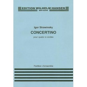 Igor Stravinsky: Concertino For String Quartet (Score)