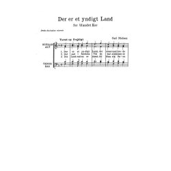 Carl Nielsen: Der Er Et Yndigt Land (SATB)