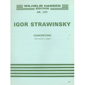 Igor Stravinsky: Concertino (1920) For String Quartet Arranged For Piano (Lourie)