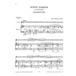 Jean Sibelius: Scene D'amour (Scaramouche) Op.71 (Violin and Piano)