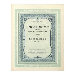 Selim Palmgren: Snowflakes Op.57, No.2 (piano)