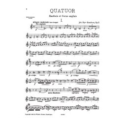 Johan Hye-Knudsen: Quartet Op.3  (Parts)