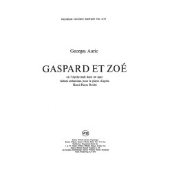 Georges Auric: Gaspard Et Zo&eacute; (Piano)
