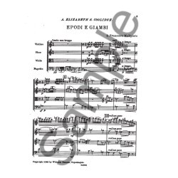 Gian Francesco Malipiero: Epodi E Giambi (Miniature Score)