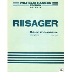 Knudge Riisager: Two Morceaux For Piano