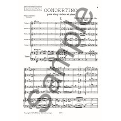 Knud&aring;ge Riisager: Concertino Op.28a (Score)