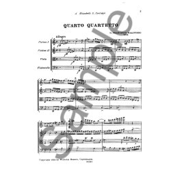 Malipiero: String Quartet No.4 (Miniature Score)