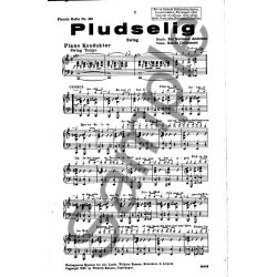 Kai Normann Andersen: Pludselig & Et Kys For Lidt (Score and Parts)