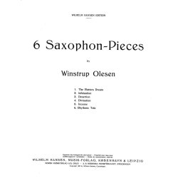 Ole Winstrup Olesen: 6 Saxophone-Pieces Vol. 1 (Tenor Saxophone)