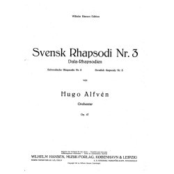 Hugo Alfv&eacute;n: Swedish Rhapsody No.3 (Score)