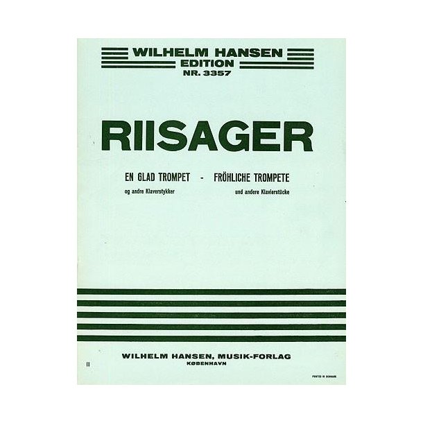 Knudge Riisager: Six Short Pieces For Piano (A Happy Trumpet)