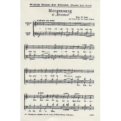 Niels W. Gade/Nielsen: Morgensang Af Elverskud