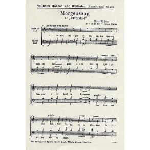 Niels W. Gade/Nielsen: Morgensang Af Elverskud