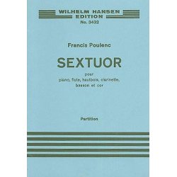 Francis Poulenc: Sextuor (Miniature Score)